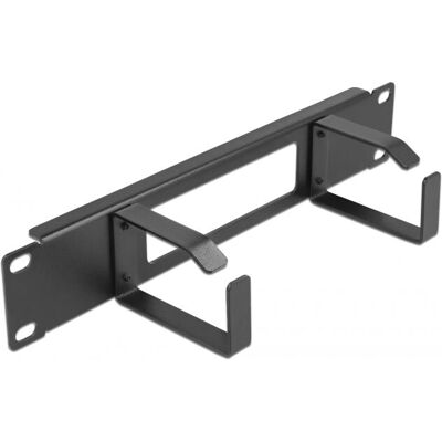 DeLOCK 66654 Rack-Zubehör Kabelmanagement-Panel - Metall, Schwarz, 10" DeLOCK 66654 Rack-Zubehör Kabelmanagement-Panel - Metall, Schwarz, 10"
