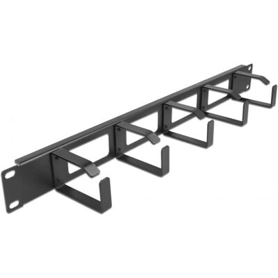 DeLOCK 66659 Kabelmanagement-Panel - 19 Zoll, 1U, Schwarz DeLOCK 66659 Kabelmanagement-Panel - 19 Zoll, 1U, Schwarz
