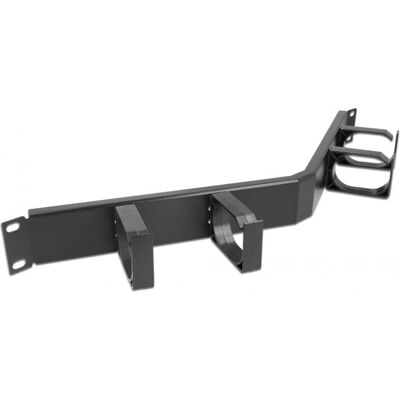 DeLOCK 66667 Kabelmanagementplatte - 1U Schwarz - Rack Zubehör DeLOCK 66667 Kabelmanagementplatte - 1U Schwarz - Rack Zubehör