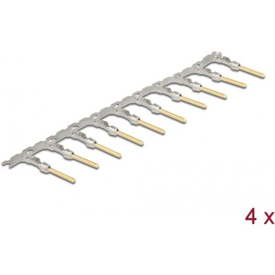 DeLock 66726 Silber Kabelverbinder - Goldbeschichtete, 24-20 AWG DeLock 66726 Silber Kabelverbinder - Goldbeschichtete, 24-20 AWG