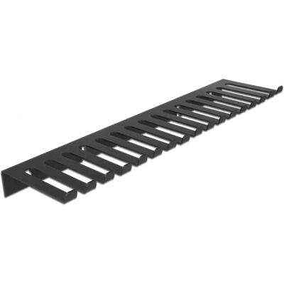 Delock 66728 Wandmontage Kabel Organizer - 16 Sleuven - Zwart Delock 66728 Wandmontage Kabel Organizer - 16 Sleuven - Zwart