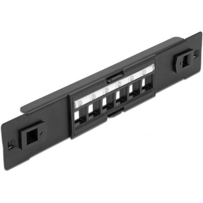 Delock 66819 Patchpanel 1U Schwarz Delock 66819 Patchpanel 1U Schwarz