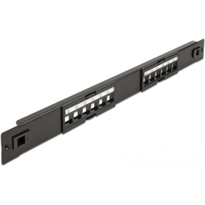 Delock 66821 Patch Panel 19'' 12 Ports - Keystone Delock 66821 Patch Panel 19'' 12 Ports - Keystone