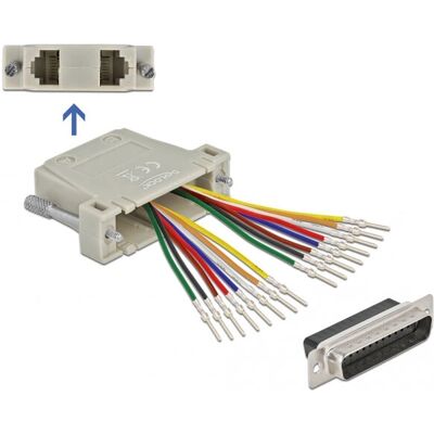 DeLOCK 66833 Netzadapter - D-Sub 25pin zu RJ-45 DeLOCK 66833 Netzadapter - D-Sub 25pin zu RJ-45