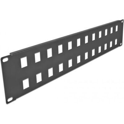 DeLOCK 66837 Rackzubehör - Keystone Panel 24-Port 19" DeLOCK 66837 Rackzubehör - Keystone Panel 24-Port 19"