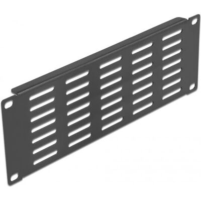 DeLock 66840 Belüftete Rackenplatte - 2U, Schwarz DeLock 66840 Belüftete Rackenplatte - 2U, Schwarz
