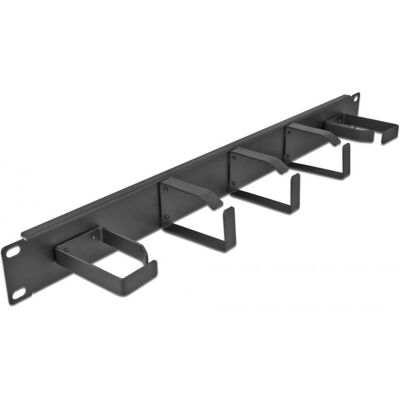 DeLOCK Cable Management Panel - 1U Black - Suitable for 19'' Rack DeLOCK Cable Management Panel - 1U Black - Suitable for 19'' Rack