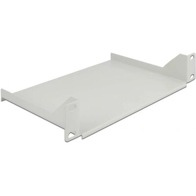 DeLock 66854 Stahlregal - 10'' 1U, Grau - Netzwerkschrank Zubehör DeLock 66854 Stahlregal - 10'' 1U, Grau - Netzwerkschrank Zubehör