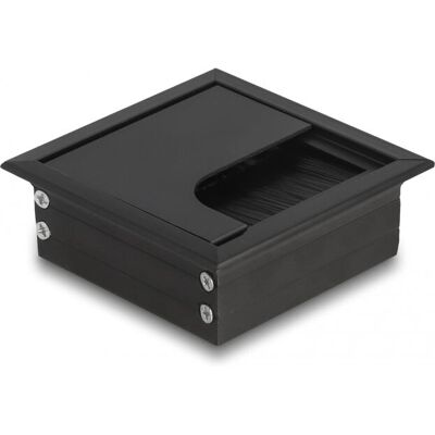 DeLock Kabeldurchführung 66855 Schwarz - Sichere Tischeinbau DeLock Kabeldurchführung 66855 Schwarz - Sichere Tischeinbau