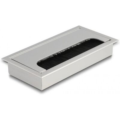 DeLOCK 66861 Pasacables Plateado - Para Montaje en Mesa DeLOCK 66861 Pasacables Plateado - Para Montaje en Mesa