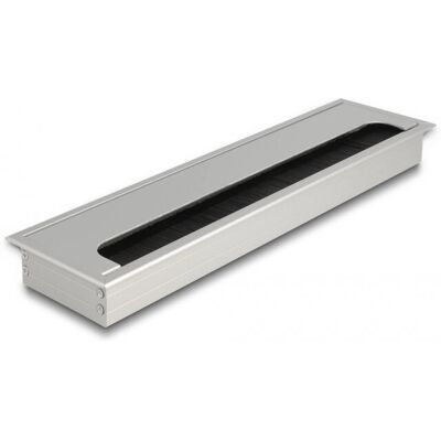 DeLOCK 66863 Silver Cable Grommet - Aluminum, 300x80x28mm DeLOCK 66863 Silver Cable Grommet - Aluminum, 300x80x28mm