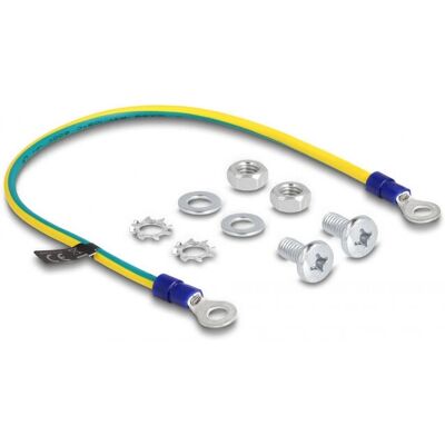 DeLOCK 66866 Matériel de Mise à la Terre - 14 AWG, 30cm, Bleu, Jaune DeLOCK 66866 Matériel de Mise à la Terre - 14 AWG, 30cm, Bleu, Jaune