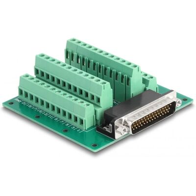 DeLOCK 66915 Terminalblock - Grün - D-Sub HD 44-polig - Hutschiene DeLOCK 66915 Terminalblock - Grün - D-Sub HD 44-polig - Hutschiene