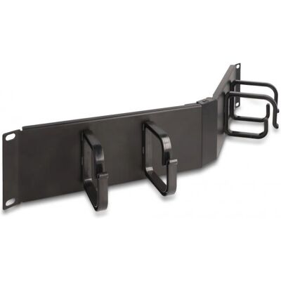 DeLock 66978 Kabelmanagement Rangierpanel, 4 Haken, 2 HE, schwarz DeLock 66978 Kabelmanagement Rangierpanel, 4 Haken, 2 HE, schwarz