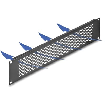 Accessoire rack DeLOCK 67036 - Panneau de ventilation - Noir - 2U - Publicité Accessoire rack DeLOCK 67036 - Panneau de ventilation - Noir - 2U - Publicité