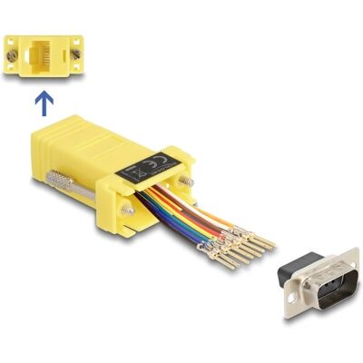DeLOCK Serial RJ45 Adapter - White DeLOCK Serial RJ45 Adapter - White