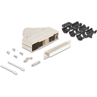 DeLOCK 67137 Drahtverbinder - 37-poliger D-Sub in Silber DeLOCK 67137 Drahtverbinder - 37-poliger D-Sub in Silber