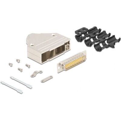 DeLOCK 67138 Metall D-Sub Stecker 44-polig - Seriell Kontakt DeLOCK 67138 Metall D-Sub Stecker 44-polig - Seriell Kontakt