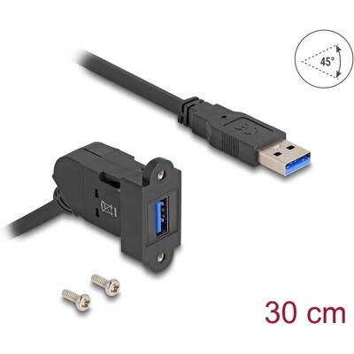 DeLock 67153 USB-A Kabel Genderchanger DeLock 67153 USB-A Kabel Genderchanger