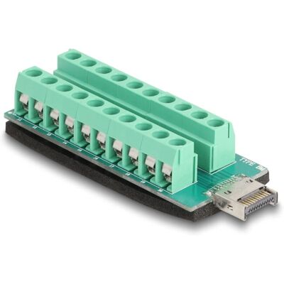 DeLOCK 67188 Kabel Gender Changer - 20-poliger Terminalblock - Grün DeLOCK 67188 Kabel Gender Changer - 20-poliger Terminalblock - Grün
