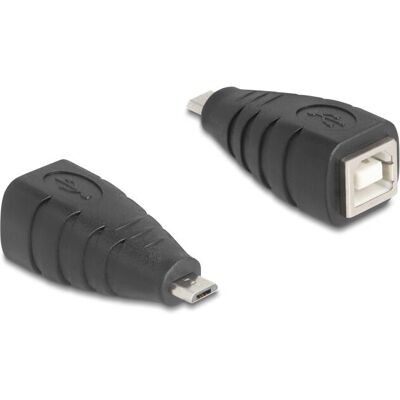 DeLOCK 67201 Kabel Gender Changer - USB 2.0 Micro-B auf B - Schwarz DeLOCK 67201 Kabel Gender Changer - USB 2.0 Micro-B auf B - Schwarz