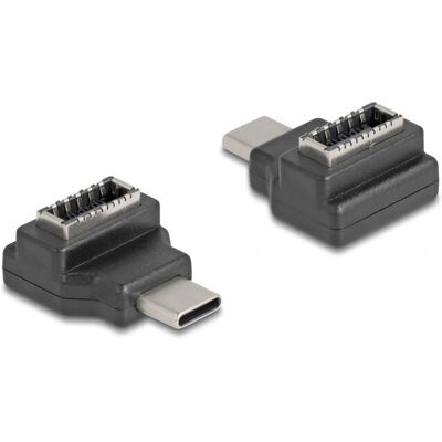 DeLOCK 67235 USB-C zu Type-E Adapter - Schwarz DeLOCK 67235 USB-C zu Type-E Adapter - Schwarz