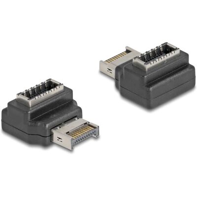 DeLOCK 67237 USB Typ-E Adapter 10 Gb/s Schwarz DeLOCK 67237 USB Typ-E Adapter 10 Gb/s Schwarz