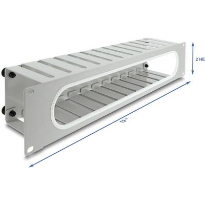 DeLOCK 67280 Kabelmanagement-Panel - Rack-Zubehör DeLOCK 67280 Kabelmanagement-Panel - Rack-Zubehör