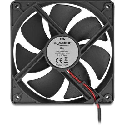 DeLOCK 67292 Computer Cooling System - 12 cm Fan Black DeLOCK 67292 Computer Cooling System - 12 cm Fan Black
