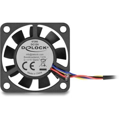 DeLOCK 67293 Computerkühlung - Schwarzer Lüfter 4cm DeLOCK 67293 Computerkühlung - Schwarzer Lüfter 4cm