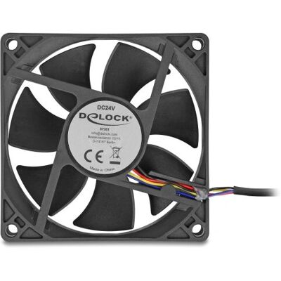 DeLOCK 67301 Computer Cooling System - Black - 8cm Fan DeLOCK 67301 Computer Cooling System - Black - 8cm Fan