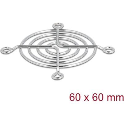 DELOCK 67305 - Lüftergitter, 60x60 mm, silber DELOCK 67305 - Lüftergitter, 60x60 mm, silber