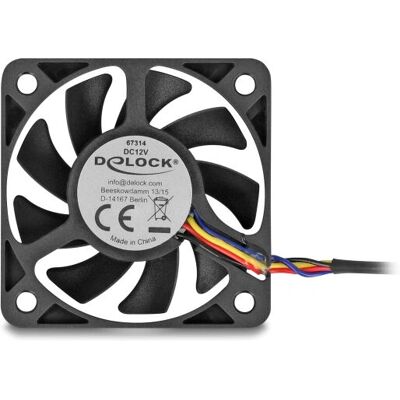 DeLOCK 67314 Computer Cooling System - Axial Fan 50mm Black DeLOCK 67314 Computer Cooling System - Axial Fan 50mm Black