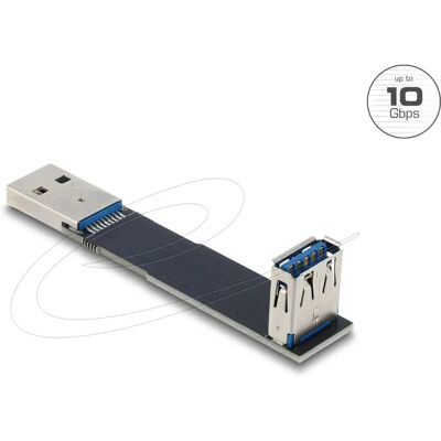 DeLOCK 67423 USB Adapter - USB Typ-A Weiblich zu Männlich 90° DeLOCK 67423 USB Adapter - USB Typ-A Weiblich zu Männlich 90°