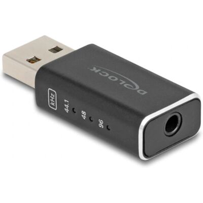 Adaptador de cable DeLOCK 68001 - Negro - USB 2.0 y 3.5mm Adaptador de cable DeLOCK 68001 - Negro - USB 2.0 y 3.5mm