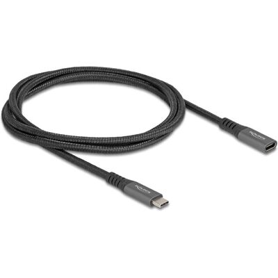 DeLOCK USB Kabel 10 Gbps USB Typ-C Verlängerung - Schwarz DeLOCK USB Kabel 10 Gbps USB Typ-C Verlängerung - Schwarz
