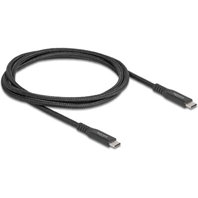 DeLOCK USB 3.2 Gen 2x2 USB-C Kabel - Schwarz DeLOCK USB 3.2 Gen 2x2 USB-C Kabel - Schwarz