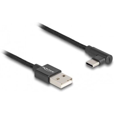 DeLOCK 80029 USB Kabel - 0,5 m, USB A zu USB C, USB 2.0, Schwarz DeLOCK 80029 USB Kabel - 0,5 m, USB A zu USB C, USB 2.0, Schwarz