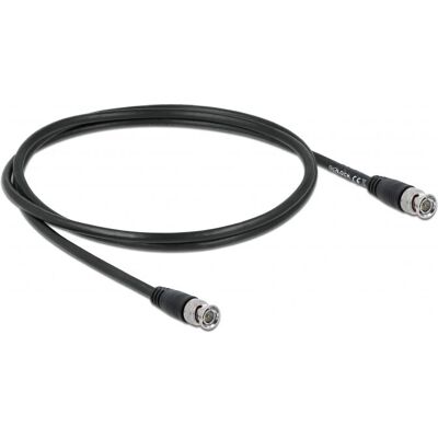 DeLOCK 80081 câble coaxial - 1m - Noir - Câble vidéo - Publicité DeLOCK 80081 câble coaxial - 1m - Noir - Câble vidéo - Publicité