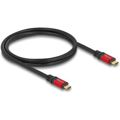DeLOCK USB Kabel 3.2 Gen 1 USB Type-C 1m Schwarz, Rot DeLOCK USB Kabel 3.2 Gen 1 USB Type-C 1m Schwarz, Rot