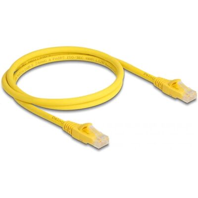 Câble réseau DeLOCK 80101 - Jaune, 1m, Cat6a U/UTP Câble réseau DeLOCK 80101 - Jaune, 1m, Cat6a U/UTP