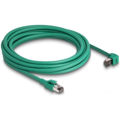 DeLOCK 80125 Netzwerkkabel Cat6 SF/UTP 90° 5m Grün DeLOCK 80125 Netzwerkkabel Cat6 SF/UTP 90° 5m Grün