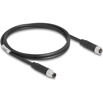 Cable de sensor/actuador DeLock 80138 - Negro - Cable Ethernet Industrial Cable de sensor/actuador DeLock 80138 - Negro - Cable Ethernet Industrial