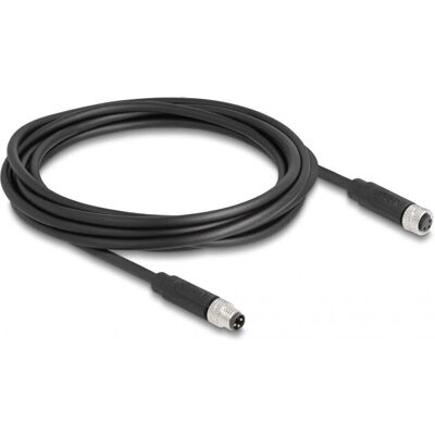 DeLOCK 80140 Industrial M8 Network Cable - 3m DeLOCK 80140 Industrial M8 Network Cable - 3m