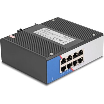 DeLOCK 80163 Netzwerkswitch - Gigabit Ethernet, 8 Ports, DIN-Schiene DeLOCK 80163 Netzwerkswitch - Gigabit Ethernet, 8 Ports, DIN-Schiene
