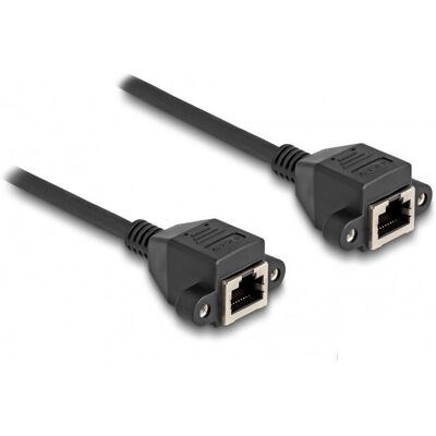 DeLOCK 80199 Netzwerkkabel S/FTP 1m schwarz DeLOCK 80199 Netzwerkkabel S/FTP 1m schwarz