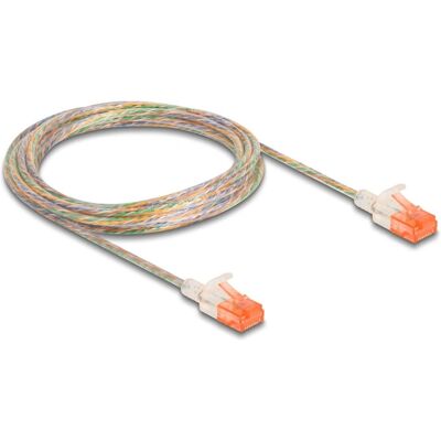 DeLOCK 80355 Netzwerkkabel Cat6a U/UTP 3 m transparent DeLOCK 80355 Netzwerkkabel Cat6a U/UTP 3 m transparent
