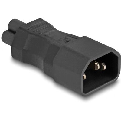DeLOCK 80468 Strömadapter IEC 60320 C14 till C5 Svart DeLOCK 80468 Strömadapter IEC 60320 C14 till C5 Svart