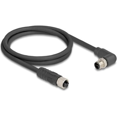 DeLOCK 80530 Sensor/Actuator Cable - 3m, IP66/IP67, L-coded M12 DeLOCK 80530 Sensor/Actuator Cable - 3m, IP66/IP67, L-coded M12