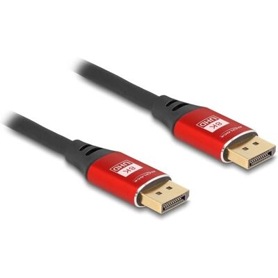 DeLOCK 80607 DisplayPort Kabel 8K 60Hz 5m Schwarz, Rot DeLOCK 80607 DisplayPort Kabel 8K 60Hz 5m Schwarz, Rot